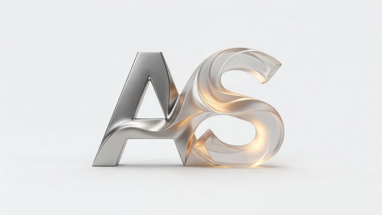 Creative letter blending concept