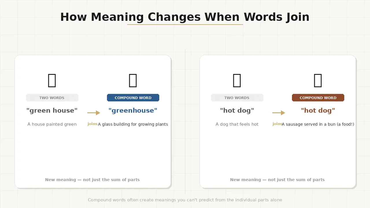 Compound Words Meaning Shift